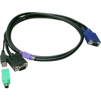 Levelone ACC-3201 - Tastatur- / video / Maus- (KVM-) Kabel USB+PS/2, KVM-Switch Kabel