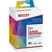 Edding Druckerpatrone ersetzt Canon PGI-570XL+CLI-571XL Kompatibel Schwarz, Cyan, Magenta,
