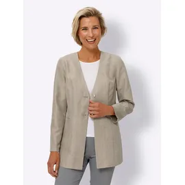 Classic Basics Sieh an! Blusenblazer Longblazer Langarm braun 38