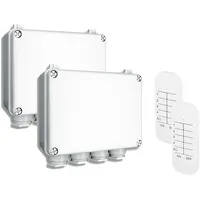 Smartwares 2er-Set Outdoor Funk Dreifachschalter für Geräte bis 400W