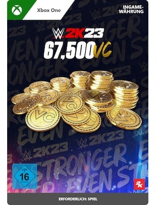 WWE 2K23 67500 Virtual Currency Pack - XBox One Digital Code
