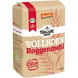 Bauckhof Bio Roggenmehl Vollkorn Demeter (2x1000g) Doppelpack Mehl aus Roggen