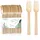 Wisefood Bambus Gabeln 17 cm 100 St. Beige