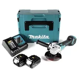 Makita DGA511RFJ inkl. 2 x 3,0 Ah + Ladegeät + Macpac