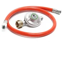 Wiltec Druckminderer 50 mbar Metall orange