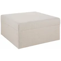 Home Affaire Hocker Pur 74 x 41 x 74 cm Beige