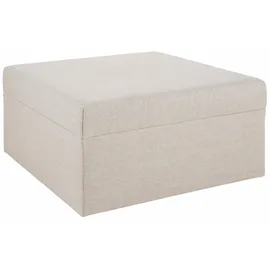 Home Affaire Hocker Pur 74 x 41 x 74 cm Beige