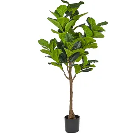 Beliani Kunstpflanze Fig Tree 162 cm, Grün
