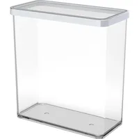 Rotho Frischhaltedose rechteckig transparent/weiß 20,0 x 10,0 x 21,4 cm 3,2 l
