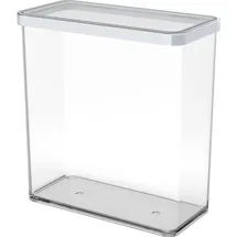 Rotho Frischhaltedose rechteckig transparent/weiß 20,0 x 10,0 x 21,4 cm 3,2 l