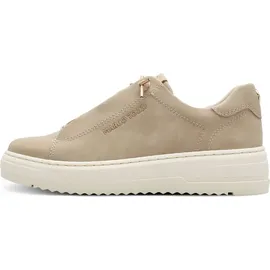 Marco Tozzi Damen Sneaker flach mit Schnürsenkeln Elegant, Beige (Dune), 38 EU