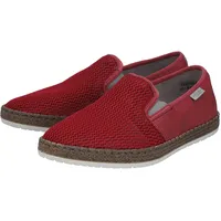 Rieker Espadrille Herren Grau/Rot 44