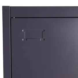 Proregal Aktenschrank 185x90x40 cm Dunkelgrau