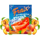FRAIX Getränkepulver Pfirsich, 25er Pack (25 x 100g) Vorteilspack, Peach Geschmack Instant Pulver