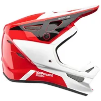 100% Status DH/BMX Helm rot/weiß