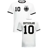 Youth Designz T-Shirt Deutschland Herren T-Shirt Fußball Trikot Look WM 2026 mit trendigem Motiv weiß S