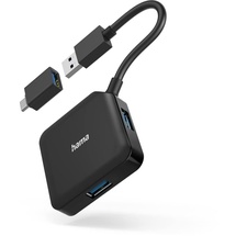 Hama USB-Hub, 4x USB-A 3.0, USB-A 3.0 [Stecker] (00200116)