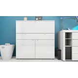 borchardt Möbel Sekretär BORCHARDT MÖBEL "Dolly", weiß (weiß hochglanz), B:110cm H:109cm T:35cm, Sekretäre, Sekretär, platzsparend, Home-Office-Schreibtisch, Breite 110 cm, Made in Germany