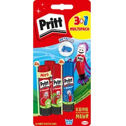 3 + 1 GRATIS: 3 Pritt Klebestifte 3x 11,0 +10,0 g + GRATIS 1 St.