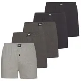 CECEBA Boxershort 5Er Pack Daytona in grau-dunkel-melange | Gr.: 5