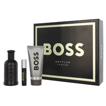 HUGO BOSS Boss Bottled Parfum 100 ml + Shower Gel 100 ml + Parfum 10 ml Geschenkset