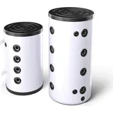 Wärmepumpen Puffer Pufferspeicher 30-100 L Trennspeicher Heizung wandhängend Wärme : 50 Liter - Weiß