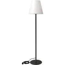 Perel Außenleuchte Metall 150,0 cm E27 weiß