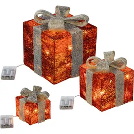 Hi LED beleuchtete Geschenkbox 3er Set