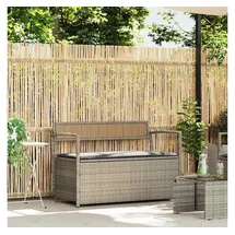 vidaXL Gartenbank 55 x 74 x 0 cm Grau