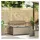 vidaXL Gartenbank 55 x 74 x 0 cm Grau
