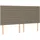 vidaXL Boxspringbett mit Matratze Taupe 180x200 cm Stoff