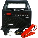HP Autozubehör 20502 6 AMP Batterieladegerät, Schwarz
