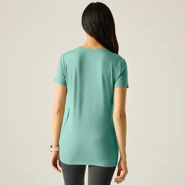 Regatta Fingal Stretch Funktionsshirt Grün 42