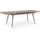 Idimex Sunny Gartentisch 150 x 90 x 77 cm Champagner/Braun