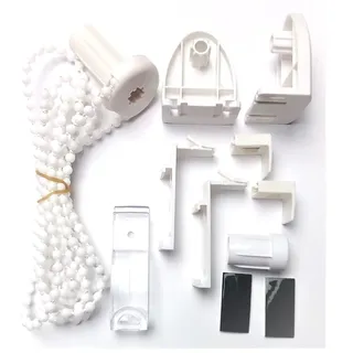 EXKLUSIV HEIMTEXTIL Ersatzteil Zubehör Set Klemmfix für Duo Doppelrollo und Plissee Zubehör Set 9-TLG. für Doppelrollo