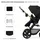 Kinderkraft MOOV 2 4in1 Kombikinderwagen Pure Black