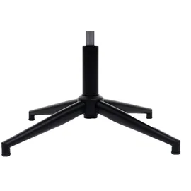 Mendler Einzelst�ck | 2er-Set Esszimmerstuhl Kavala II, Küchenstuhl, höhenverstellbar Drehmechanismus ~ Kunstleder schwarz, Fuß schwarz