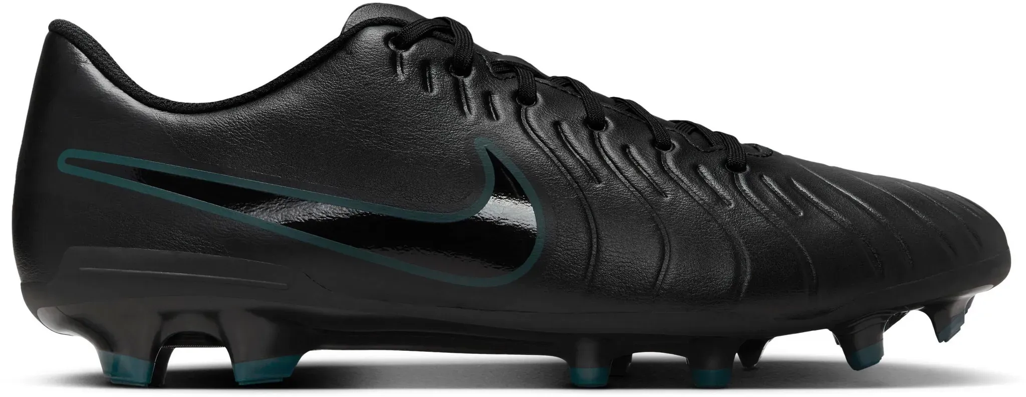 Nike Tiempo Legend 10 Club MG Fußballschuhe in black-black-deep jungle, Größe 40 - schwarz