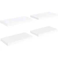 vidaXL Wandregal 50 x 23 x 3,8 cm Weiß