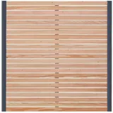 Endorphin Rhombus-Sichtschutzzaun Lärche 5x Elemente 180 x 180 cm + 6x Alu-Pfosten