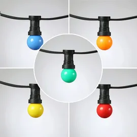 satisfire LED-Lichterkette spritzwassergeschützt 30 m Grün