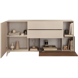 Home Affaire Sideboard Monaco 181 x 94 x 42 cm Beige / Weiß