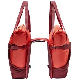 Vaude TwinShopper Fahrradtasche rot