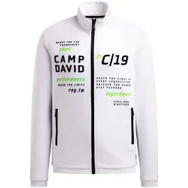 Camp David Sweatjacke weiß 4XL