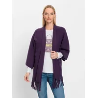Heine Strickjacke Cape lila 40/42