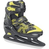 Roces Jokey Ice 3.0 Boy Schlittschuh, Black-Lime, 30-33