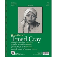 Strathmore Skizzenblock 400 Toned Gray, 23 x 31 cm,