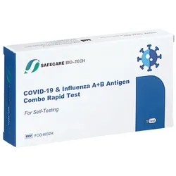 Safecare Covid-19 & Influenza A/B Kombi-Selbsttest Nase