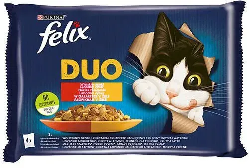 FELIX Duo Countryside Geschmacksrichtungen in Gelee 4x85g (Rabatt für Stammkunden 3%)