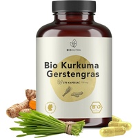 BIONUTRA® Kurkuma Gerstengras Kapseln bio (270 x 700 mg), deutsche Herstellung